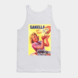 SANELLA Butter Gut Mutti! Cake Baking Vintage German Advertisement Tank Top